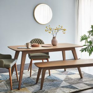 Bàn ăn gỗ Miami 1m2